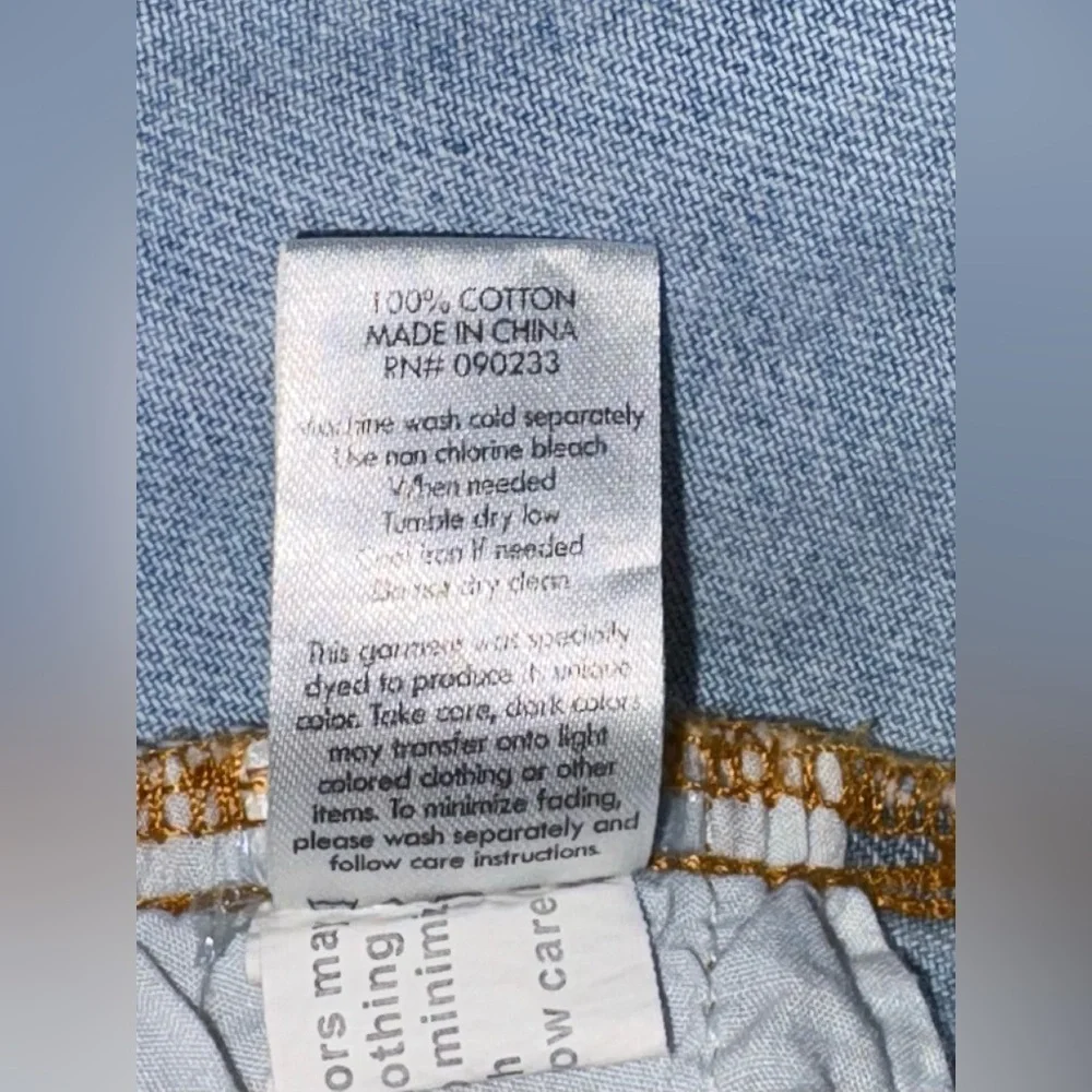 PacSun Vintage light washed denim skirt size 27 - Picture 5 of 5